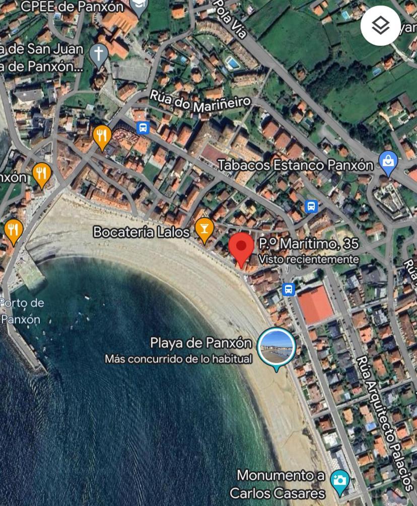 Appartamento Paseo Maritimo Panxon Nigrán Esterno foto